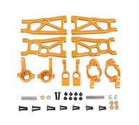 Para ZD DBX-10 1/10 Cubierta Dirección Balancín Metal Juego 5 Piezas Coches Control Remoto Vehículos Oruga Accesorios Mejoras Y Reemplazos Accesorio RC(Yellow)