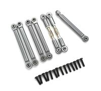 Para ZD Para Racing DBX-10 1/10 RC Car Control Remoto Pull Rod Set De 7 Piezas Zero Metal Accesorios Actualización Reemplazo Reparación Piezas(Light Grey)