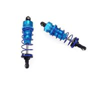 Para ZD Para Racing Para Traxxas Truggy 1/10 92 Mm 105 Mm 2 Piezas Amortiguador Presión Negativa Metal RC Vehículo Todoterreno Camión Amortiguador Roscado(Blue,Front)