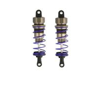 Para ZD Para Racing Para Traxxas Truggy 1/10 92 Mm 105 Mm 2 Piezas Amortiguador Presión Negativa Metal RC Vehículo Todoterreno Camión Amortiguador Roscado(Titanium,Front)