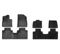 para Zeekr 7X 5 Asientos 2024 2025 Suelo Coche Y Revestimientos Carga Almohadilla Maletero TPE Accesorios Repuesto Antideslizantes Todo Tipo Clima Coche Esterillas(Double 6pcs LHD)