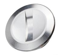 Para ZEORSHIS Baitcasting Reel Rocker Handle Cover 1 pieza, hecha de aleación de aluminio, compatible con primera, segunda y tercera generación (plata)