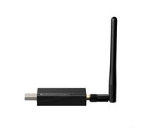 Para ZigBee 3.0 Smart Home Bridge para puerta de enlace Dongle con carcasa de aluminio Soporte 128 dispositivos Protocolo MQTT Compatible con múltiples subdispositivos 2.4GHz Comunicación inalámbrica