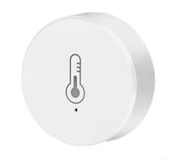 para zigbee Sensor de humedad de temperatura para dispositivo compatible Tuya Clima inalámbrico para notificaciones instantáneas Plástico ABS 5x5x5cm