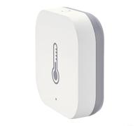 Para Zigbee Sensor de temperatura y humedad compatible con para Aqara Home, para Homekit y para mi Home, monitoreo en tiempo real, ABS, blanco