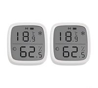 para ZIGBEE Sensor de temperatura y humedad Pantalla LCD Monitoreo remoto en tiempo real Higrómetro inteligente preciso para sensor SWISS Actualización rápida Notificaciones de aplicaciones