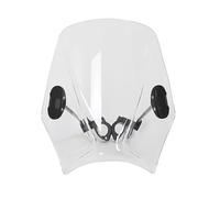 para ZONTES para G1-125 2021-2023 Universal Motocicleta Parabrisas Cubiertas Pantalla Humo Lente Motos Deflector Parabrisas Motocicleta Deflector(Retro Transparent)
