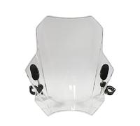 para ZONTES para G1-125 2021-2023 Universal Motocicleta Parabrisas Cubiertas Pantalla Humo Lente Motos Deflector Parabrisas Motocicleta Deflector(Transparent)