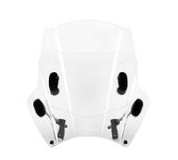 para ZONTES para G1-125 2021-2023 Universal Motocicleta Parabrisas Cubiertas Pantalla Humo Lente Motos Deflector Parabrisas Motocicleta Deflector(Adjust Transparent)