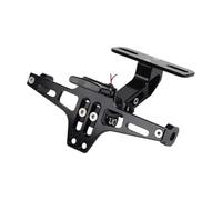 para Zontes para G1-125 G2 para ZT125 U 125 U1 U2 Z2 U125 150 U 155 U U155 Soporte Matrícula Motocicleta Luz Señal Giro Soporte matrícula Motocicleta(Black (Only License))