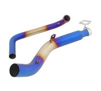 para Zontes ZT125 ZT 125 U1 G1 Z1 Z2 2021 2022 2023 2024 2025 Sistema De Escape Motocicleta Tubo Enlace Frontal Inoxidable Conexión 51 Mm Silenciador