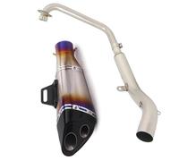 para Zontes ZT125 ZT-125 ZT 125 U1 G1 Z1 Z2 2021 2022 Sistema De Escape Motocicleta Tubo Enlace Delantero Que Conecta El del Silenciador 51 Mm