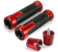 Para ZR750 ZEPHYR 1990-1996 1995 1994 Empuñaduras De Manillar Motocicleta, Mango Antideslizante, Tapa Barra, Extremos, Enchufe Piezas(Rojo)