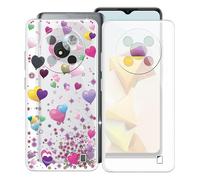 para ZTE Blade A73 5G Funda, KJYF Ultra Delgada Suave TPU-Silicona Carcasa, Anti-Arañazos Anti-Amarillo Translúcido Moda Protección Case para ZTE Blade A73 5G (6.52") - [2 Piezas]