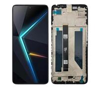 Para ZTE Nubia Neo 2 Pantalla LCD para ZTE Nubia Neo 2 ZTE Nubia Neo 2 Z2352N Kit de reparación de montaje de digitalizador de pantalla táctil con marco (negro, con huella dactilar)