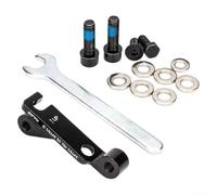 Para ZTTO MTB Post Mount a Flat Mount Disc Brake Adapter Bike Bracket IS PM to FM Caliper Adaptador de bicicleta 140 160mm 180mm