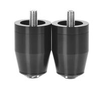 Para ZX 6R 2000 2001 2002 2003 2004 ZX 14R ABS 2006-2016 Puños De Manillar De Motocicleta Tapa Final(Negro)