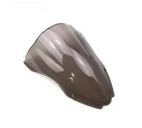 para ZX10R 2016 2017 2018 2019 Pantalla De Carreras Motocicleta Parabrisas Negro Accesorios Doble Burbuja Extensión del Parabrisas(Smoke)