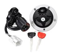 Para ZX1400 Para EX650/400 Para Ninja Para ZX14R 650 400R ER650/6N /650/6F Juego de llaves para cerradura encendido Barril Encendido Moto