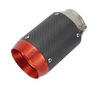 Para ZX6R Z900 Z400 Tubo De Escape Universal Para Motocicleta Tubo De Escape De Silenciador De Fibra De Carbono De 51mm/60mm(A. 60MM)