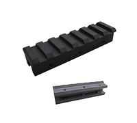 Parabellum Carril Poli-Nicoletta para Escopeta con Banda de 7 mm. Accesorio para Escopeta, Vista, Palos de Golf, Unisex, Golfistas, Negro, Ambidiestro, Regular, Acero al Carbono, 14.4 cm, 30 Grados