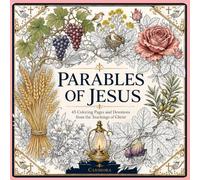 Parables of Jesus: 45 Hand-Lettered & Botanical Coloring Pages with Devotions Inspired by the Teachings of Jesus | Scripture Reflection Lines, Memory Cards & Gift Tags | Adult Christian Coloring Book