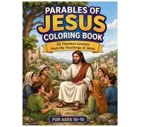 Parables of Jesus Coloring Book: 30 Timeless Lessons from the Teachings of Jesus