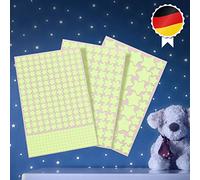 Paraboo estrellas luminosas para cielo estrellado, 452 estrellitas - Pegatinas fluorescentes para techo y pared, brillante Decoración Dormitorio infantil - adhesivos luminosos para niños habitación