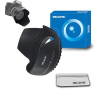 Parabordo per obiettivo 52mm/Parabordo a Fiore,compatibile con Tutti gli obiettivi fotocamera con filettatura da 52mm+panno per la pulizia Delle lenti(52 mm Spiral Petal Light Shield)