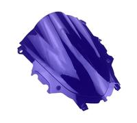 Parabrezza para Moto para YZF R25 R3 R 25 3 2019 2020 2021 2022 2023 2024 Parabrisas De Doble Burbuja para Motocicleta Parabrisas(Blue)