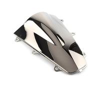 Parabrisa Deflector Para CBR1000RR Parabrisas Deflector Viento Para 2017 2018 2019 Para CBR Para 1000RR Accesorios Motocicleta Doble Burbuja Pantalla Parabrisas(Chrome)