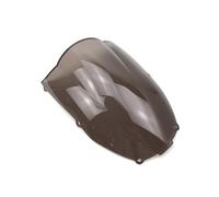 Parabrisa Deflector Para Pantalla Para ZX-6R 00 01 02 Parabrisas Motocicleta Doble Burbuja Deflectores Viento Para ZX6R 636 Para ZX Para 6R 2000-2002 Pantalla Parabrisas(Smoke)