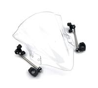 Parabrisa Deflector Para Para MT125 Para FZ1 FZ6 Para FZ8 FZ8N Para XJ6 Para MT-01 MT03 Para MT07 Para Z800 Parabrisas Motocicleta Con Soporte Ajustable Pantalla Parabrisas(Clear2)