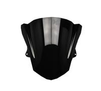 Parabrisa Deflector Para para Ninja para ZX10R para ZX-10R 2008-2010 para ZX 10R deflectores viento parabrisas motocicleta doble burbuja Pantalla Parabrisas(Zwart)