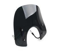 Parabrisa Deflector Para Piaggio Para Vespa Para LX50 Para LX125 Para LX150 Para GT200 Para GTS250 Para GST300 Todo El Año Parabrisas ABS Deflectores Viento Pantalla Parabrisas(Zwart)
