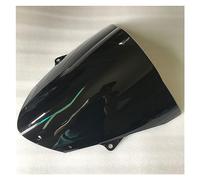 Parabrisa Deflector Para ZX-6R Para Para Ninja Para ZX Para 6R 636 Para ZX636 2019-2022 Parabrisas Doble Burbuja Motocicleta Pantalla Parabrisas(Black 2)