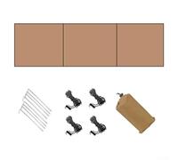 Parabrisas adecuado para varios terrenos, protección eficaz contra cambios climáticos impredecibles (tipo C caqui)