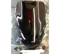 Parabrisas ahumado compatible con Yamaha T-Max 500 2008/2009/2010/2011 Cód.28015 Alto 685 mm Ancho 525 mm 1 placa 1 Kit de enganches