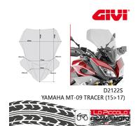Parabrisas Ahumado [ GIVI ] - Yamaha MT-09 Tracer (2015-2016-2017) - COD.D2122S