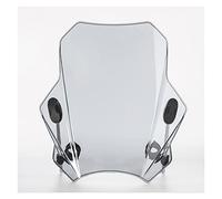 Parabrisas Ajustable para Motocicleta Universal para Can-Am para Ryker 600 900 para Can For Am para Rally para Edición 600cc 900cc Parabrisas Motocicleta Deflector Viento(Gray)