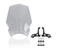 Parabrisas Alerón De Parabrisas Delantero Compatible con Honda CB650 R 19-23 CB1000R CB 1000 R 18-20, Visera Deflectora De Viento con Flujo De Aire. Deflector Cupula Moto(Light Smoke)