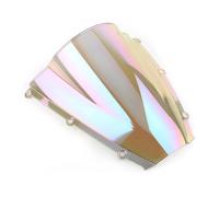 Parabrisas Alerón Moto Parabrisas Motocicleta, Parabrisas Antiarañazos Para CBR600RR 2003 2004, CBR 600 RR 03 04 F5, CBR600 RR Deflector Viento(White Iridium)