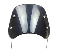 Parabrisas Carbono para Motocicleta, Deflector Viento, Cubiertas para Parabrisas, Lente Pantalla para, Faros Redondos 6,5 "-9,45"(Unpainted)