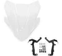 Parabrisas Carenado Deflectores De Parabrisas para Motocicleta para CB750 2023-2024 Extensión Visera Deportiva Carenado Viento Ensanchado Cubierta Protectora con Alerón Parabrisas(Transparent)