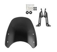 Parabrisas Carenado Delantero Parabrisas Motocicleta Soporte para Triumph para Bonneville para Scrambler 1200 XC XE BE 2019-2023 Carenabris(Smoke)