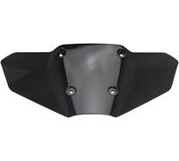 Parabrisas Carenado Spoiler De Parabrisas para Motocicleta para MT-09 2024 Deflectores Viento Soporte Carenado Piezas Cubierta Negro Ahumado Transparente Parabrisas(Negro)
