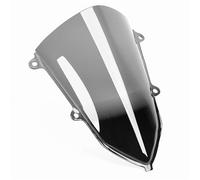 Parabrisas Cúpula Windshield para CBR400R CBR500R 2019-2025 Sport Touring Parabrisas Deflector De Viento Doble Burbuja Carenado Frontal(Light Smoke-Small bl)