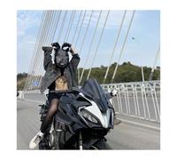 Parabrisas Cúpula Windshield para CFMOTO 250SR 250 SR 2019-2023 Parabrisas Deflectores Humo Iridio(Black)