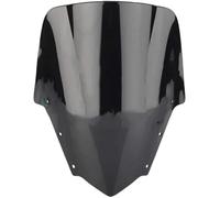 Parabrisas Cúpula Windshield para FZ1 FZ1S 2006-2011 Parabrisas De Motocicleta Delantero Doble Burbuja(Black)