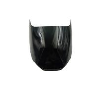 Parabrisas Cúpula Windshield para FZR750 FZR1000 1987 1988 para FZR 750 1000 Parabrisas Touring Negro Transparente Deflector De Viento Protector Pantalla(Black)